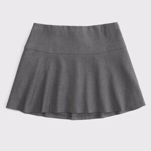 Abercrombie & Fitch High Rise Flirty Mini Skort NWT